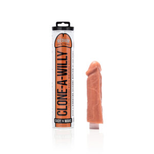 Dildo Clone-A-Willy Tan Light Brown Mocha DIY Vibrating Kit Medium Skin Tone