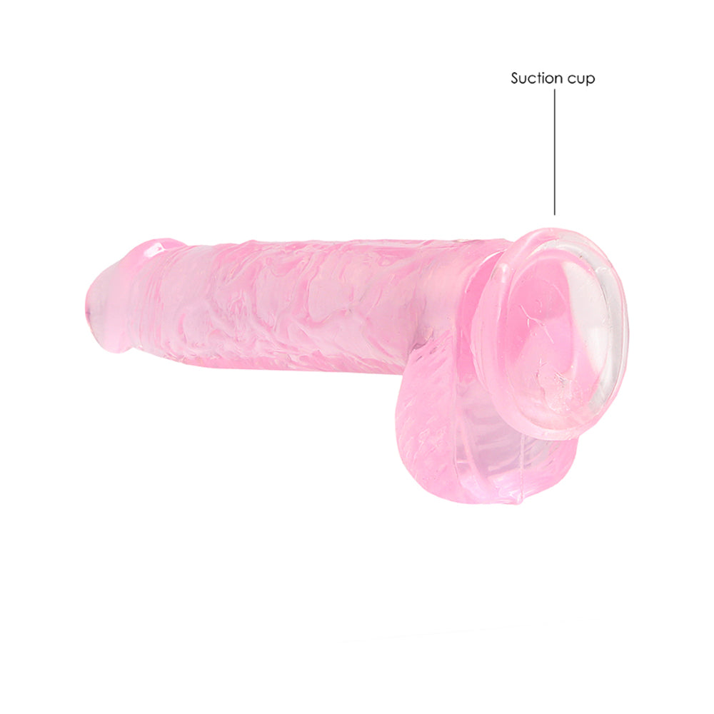 6 inch Dildo by Shots in Light Pink shown for pegging Her or Him