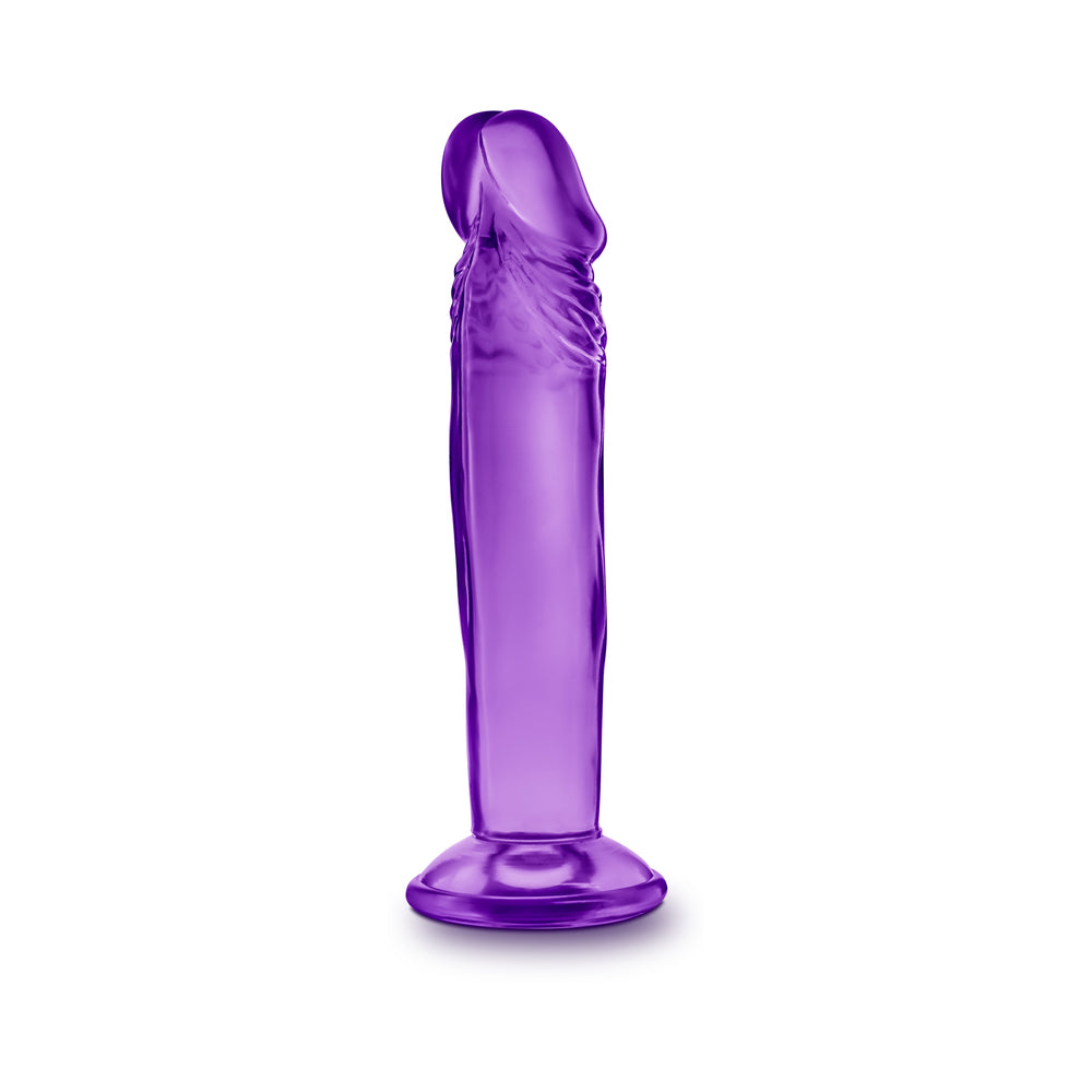 6.5 inch Dildo from Blush in Purple designed for anal sex with Her or Him