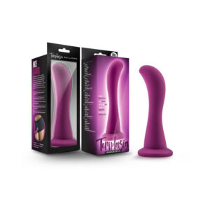 6.25 inch Dildo Blush Hot Pink Magenta Fuchsia Temptasia Bellatrix Curved