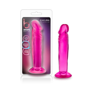 6 inch Dildo Blush Hot Pink Magenta Fuchsia B Yours Sweet n'' Small