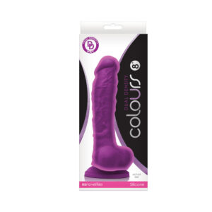 8 inch Dildo NS Novelties Purple Colours Dual Density