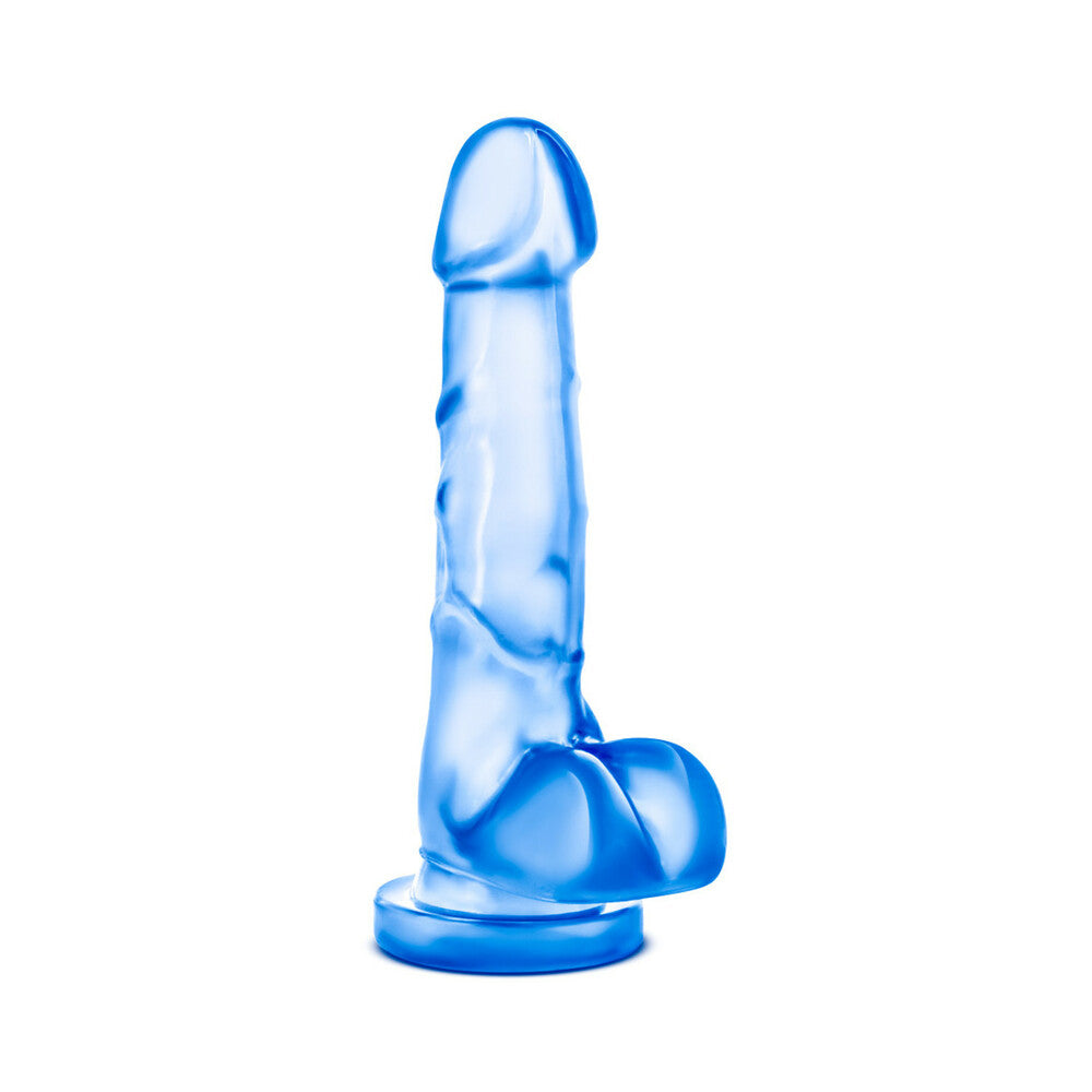 7 inch Dildo from Blush in Blue designed for anal sex with Her or Him