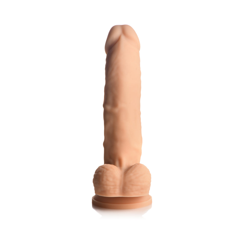 7 inch Dildo from Curve Novelties in Vanilla Ivory Beige designed for anal sex with Her or Him