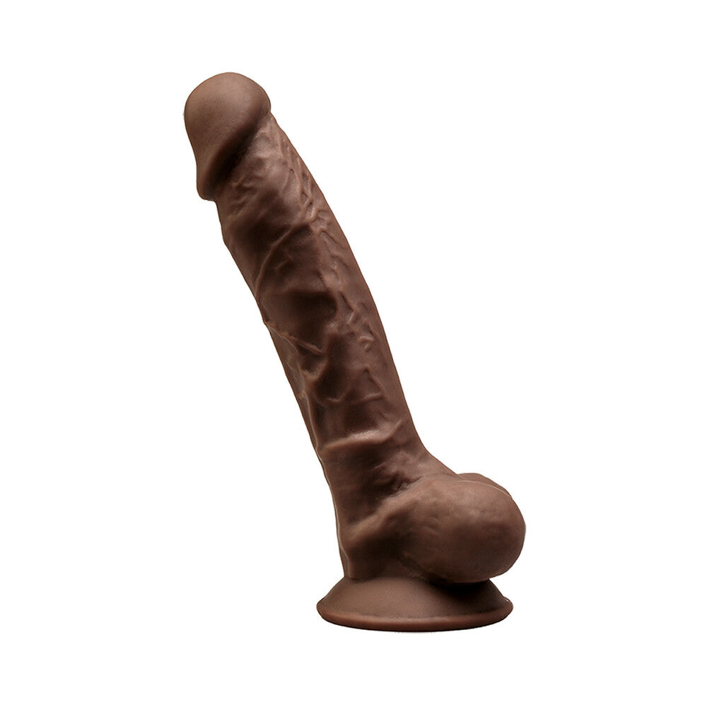 7 inch Dildo from Doc Johnson in Brown Chocolate Cocoa designed for anal sex with Her or Him