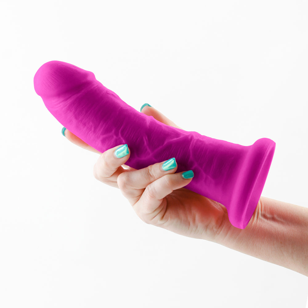 7 inch Dildo from NS Novelties in Purple designed for anal sex with Her or Him