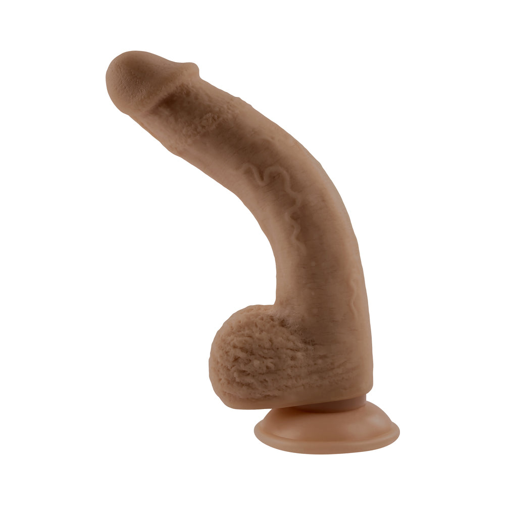 7 inch Dildo from Selopa in Brown Chocolate Cocoa designed for anal sex with Her or Him