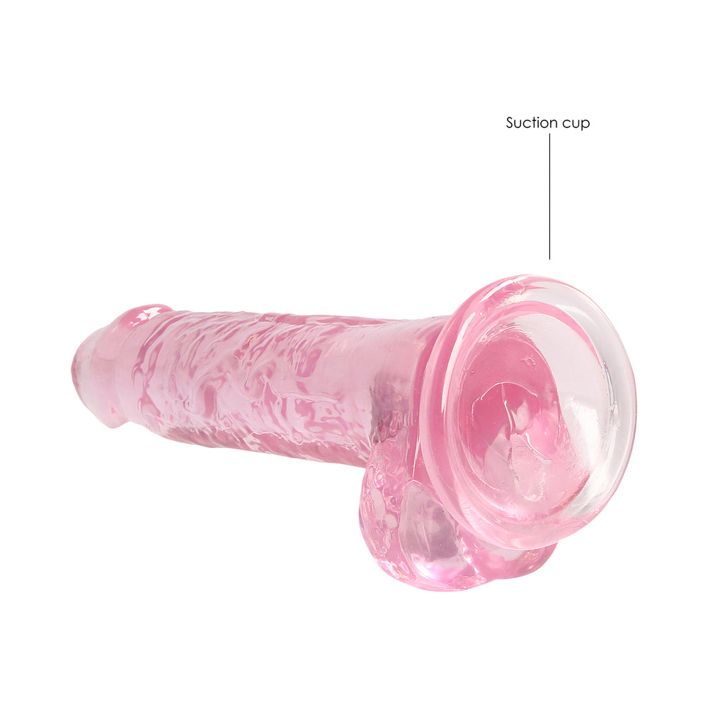 7 inch Dildo by Shots in Light Pink shown for pegging Her or Him