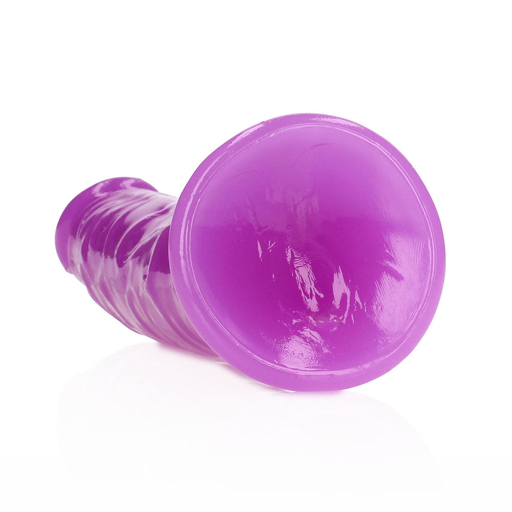7 inch Dildo by Shots in Purple shown for pegging Her or Him