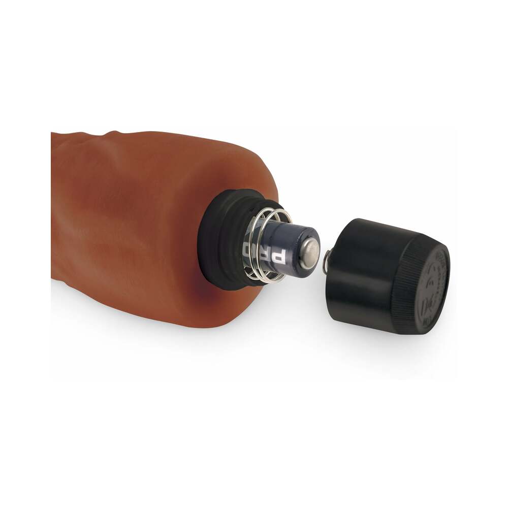 7.25 inch Dildo from Pipedream in Tan Light Brown Mocha designed for anal sex with Her or Him