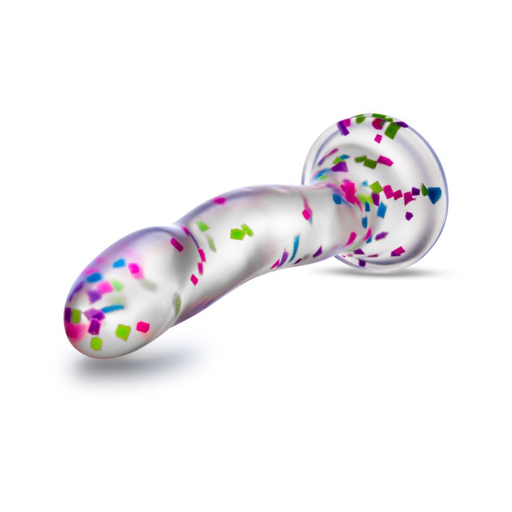 7.5 inch Dildo by Blush in Multi-Color shown for pegging Her or Him