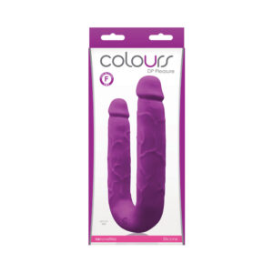 Dildo NS Novelties Purple Colours DP Pleasure Dual Ended