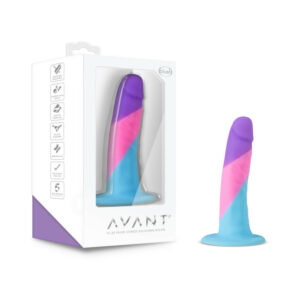 5.5 inch Dildo Blush Multi-Color Avant D15 Vision of Love Silicone