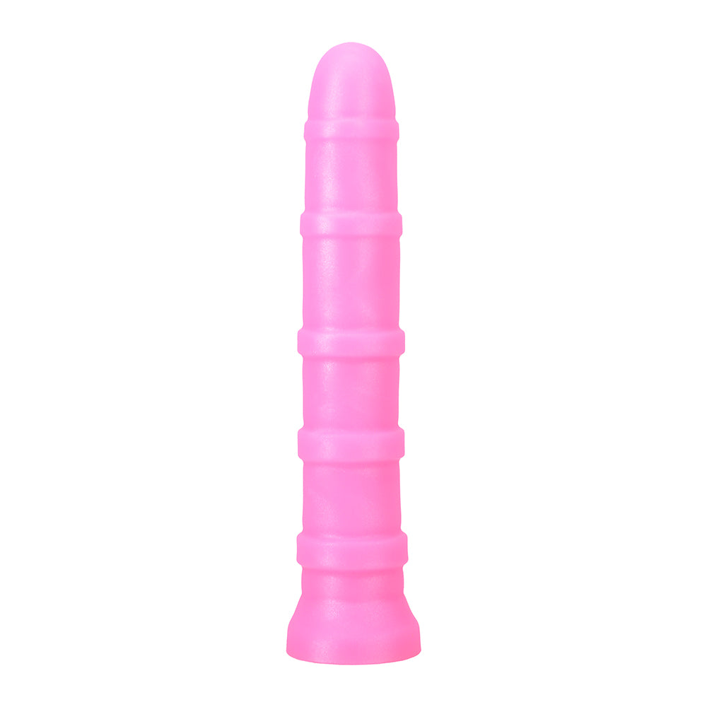 Dildo by Tantus in Light Pink shown for use by Her or Him