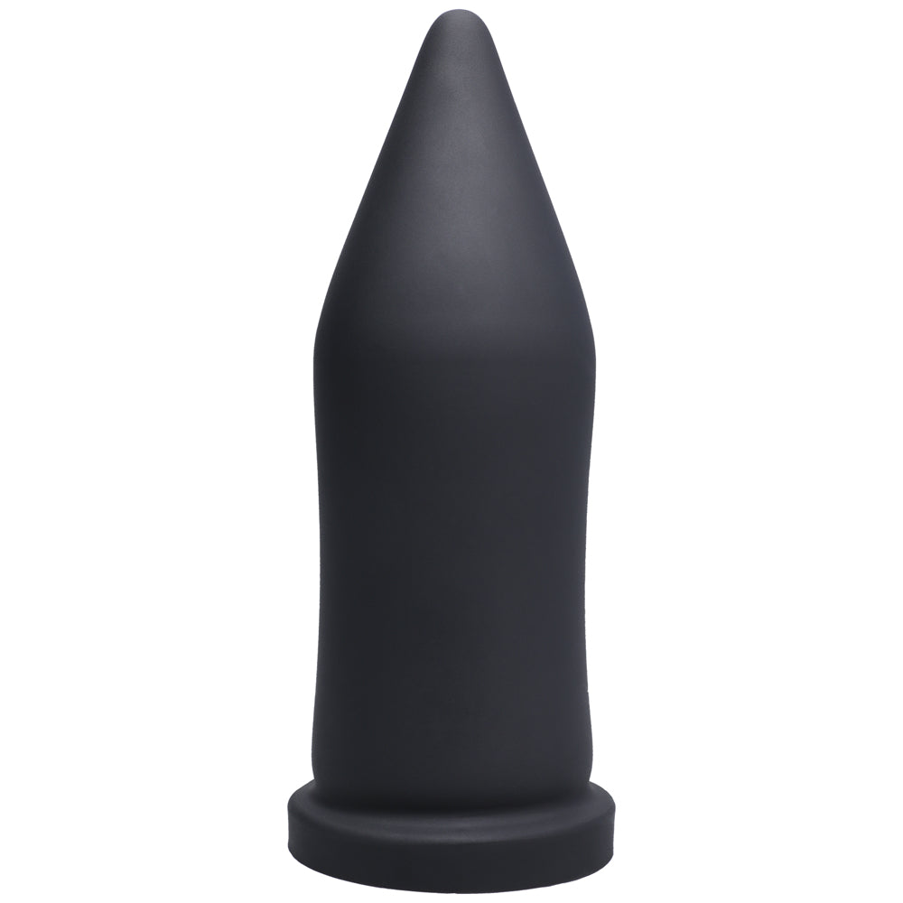 Dildo by Tantus in Black shown for use by Her or Him