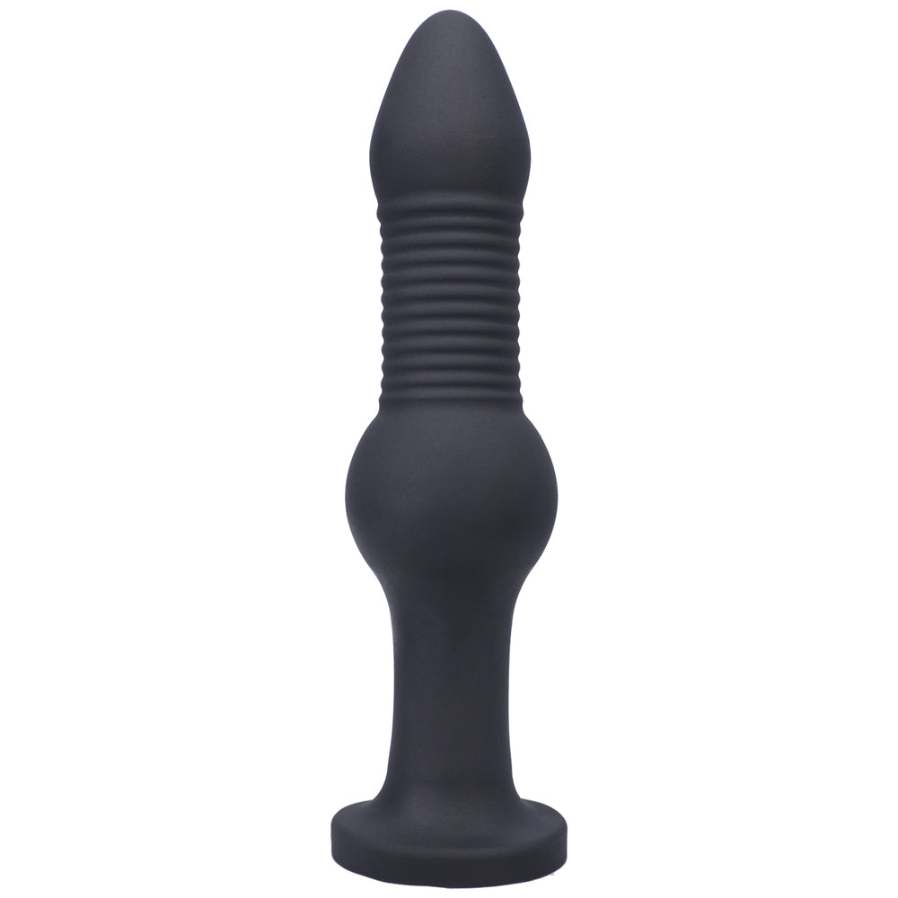 Dildo by Tantus in Black shown for use by Her or Him