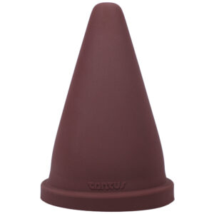 Dildo Tantus Wine Red Burgundy Cone Squat Firm Garnet (Box)