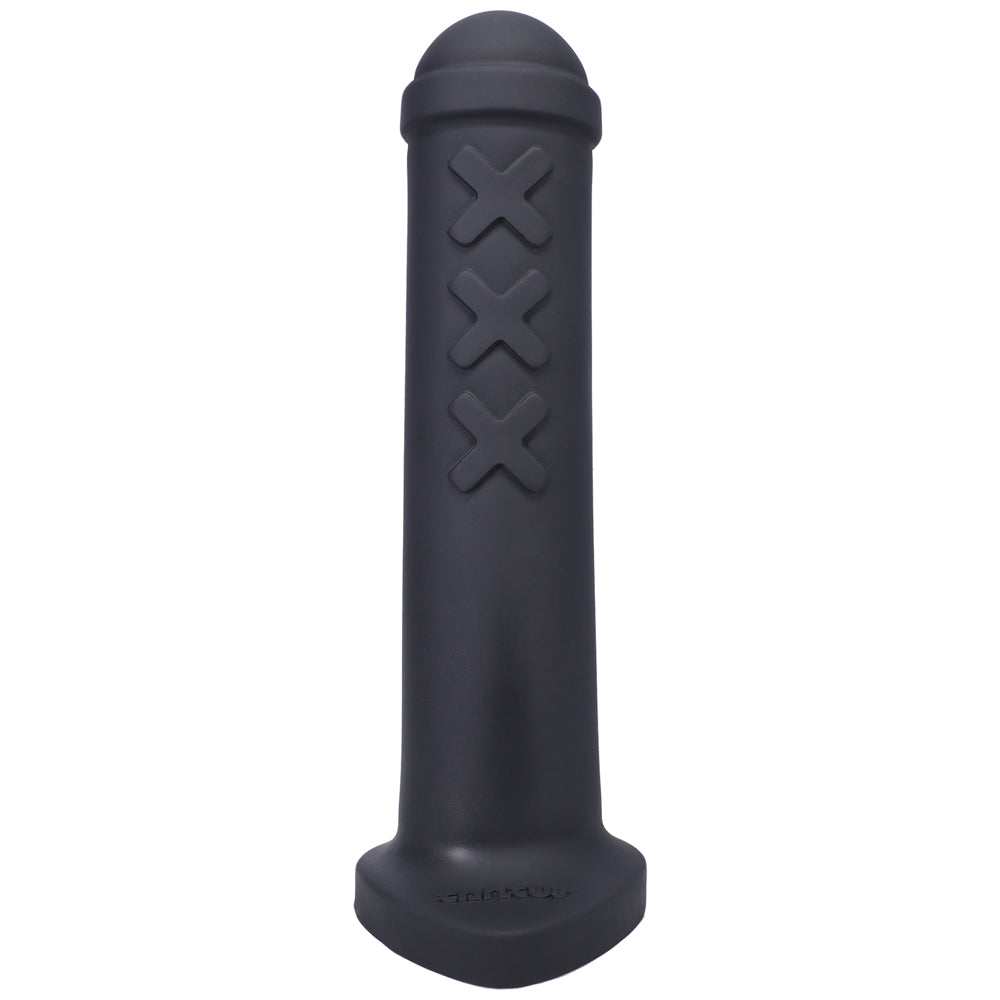 Dildo by Tantus in Black shown for use by Her or Him
