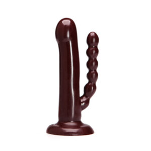 Dildo Tantus Wine Red Burgundy The DP Double Oxblood (Bag)