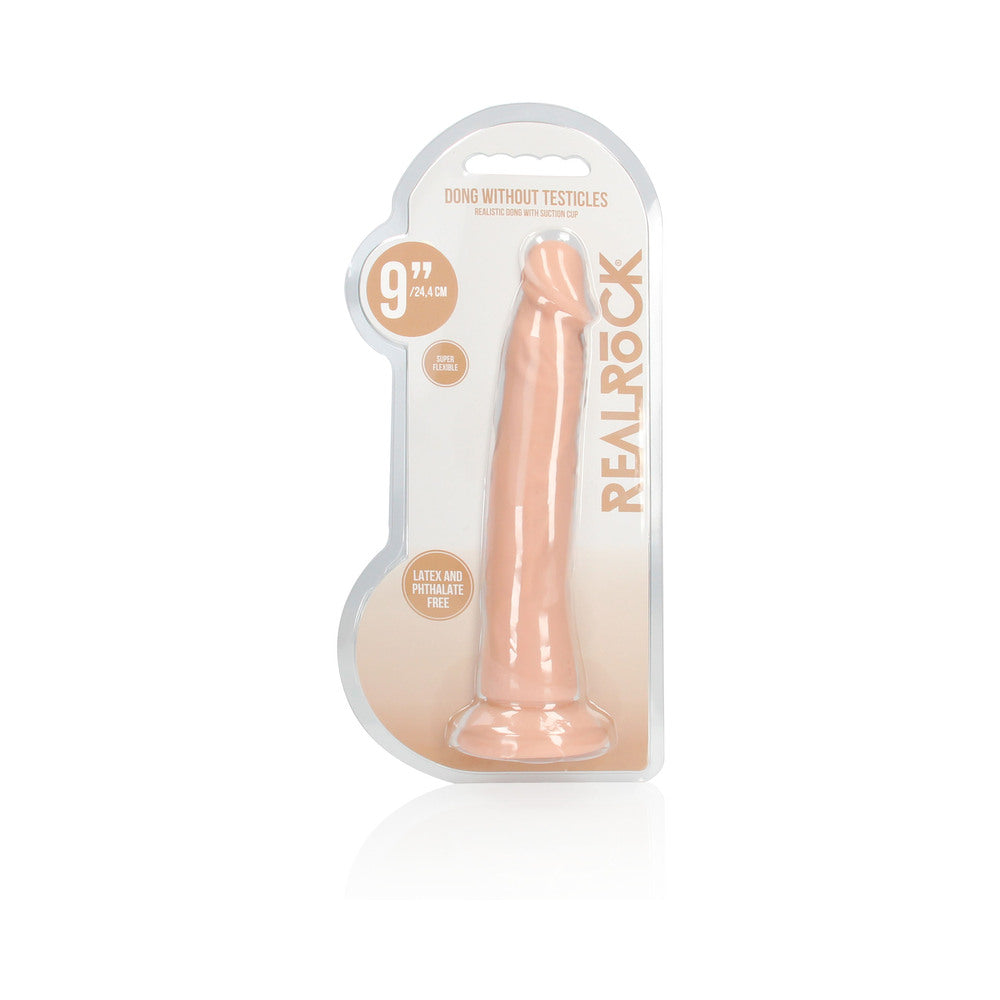 9 inch Dildo by Shots in Vanilla Ivory Beige shown for use by Her or Him