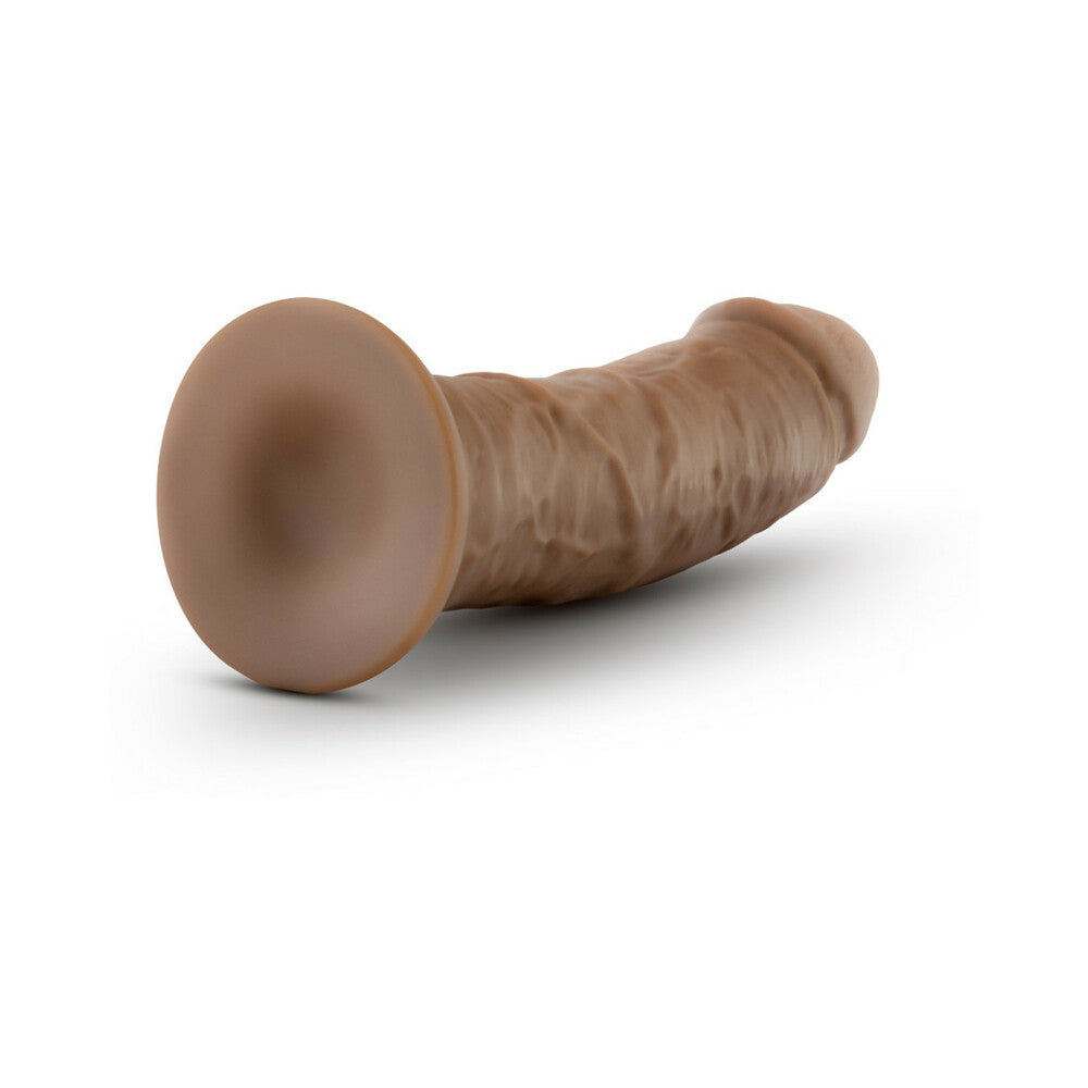8 inch Dildo by Blush in Tan Light Brown Mocha shown for pegging Her or Him