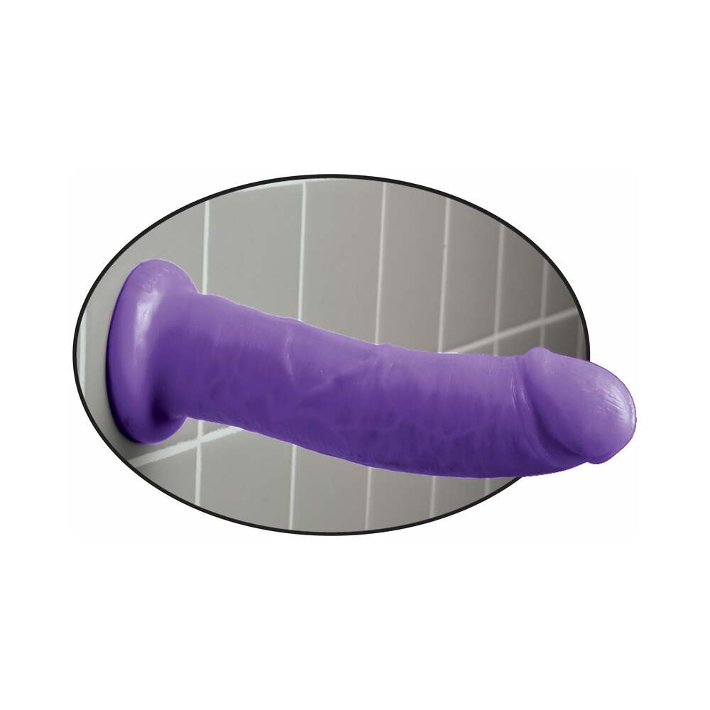 8 inch Dildo from Pipedream in Purple designed for anal sex with Her or Him