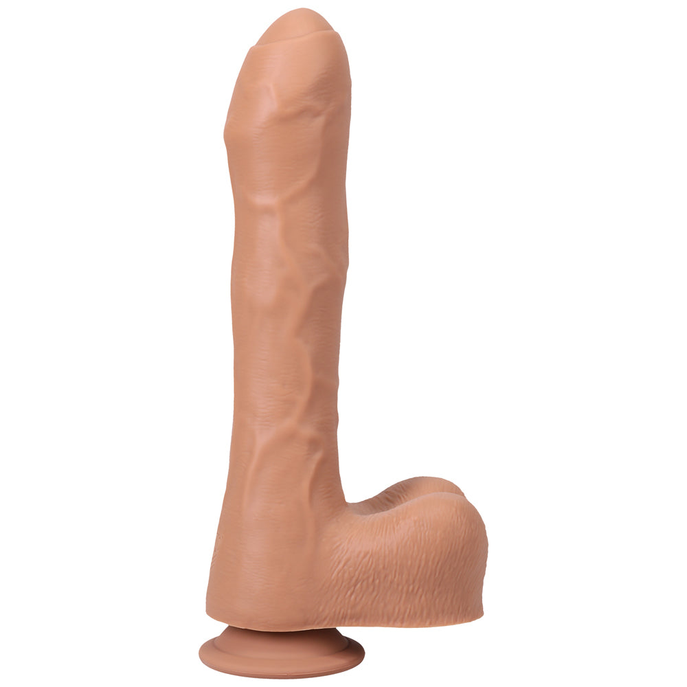 8.5 inch Dildo from Doc Johnson in Tan Light Brown Mocha designed for anal sex with Her or Him
