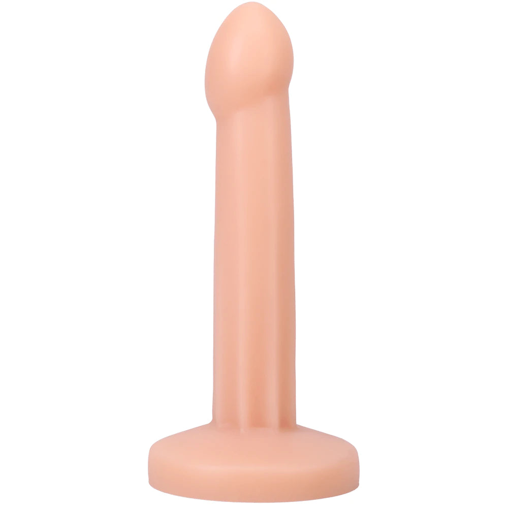 Dildo by Tantus in Vanilla Ivory Beige shown for use by Her or Him