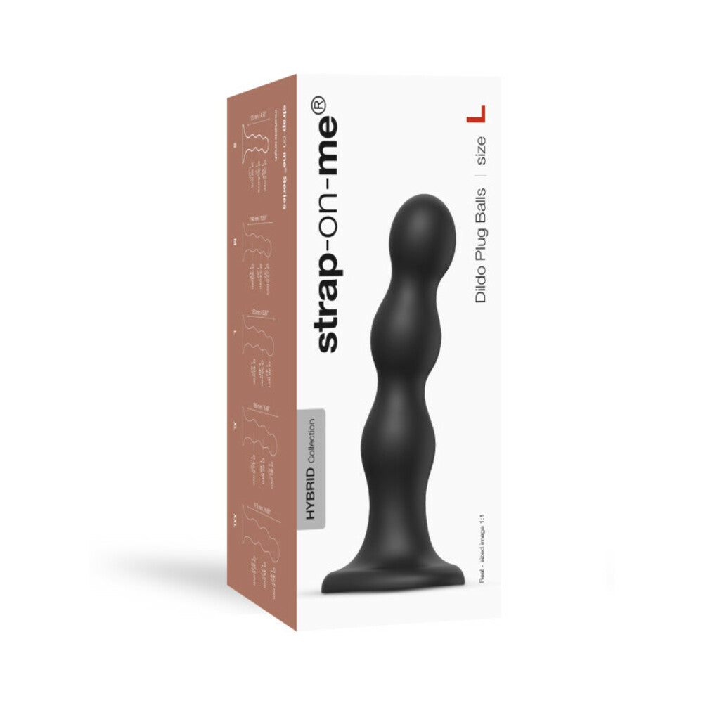 Dildo by Lovely Planet in Black shown for use by Her or Him
