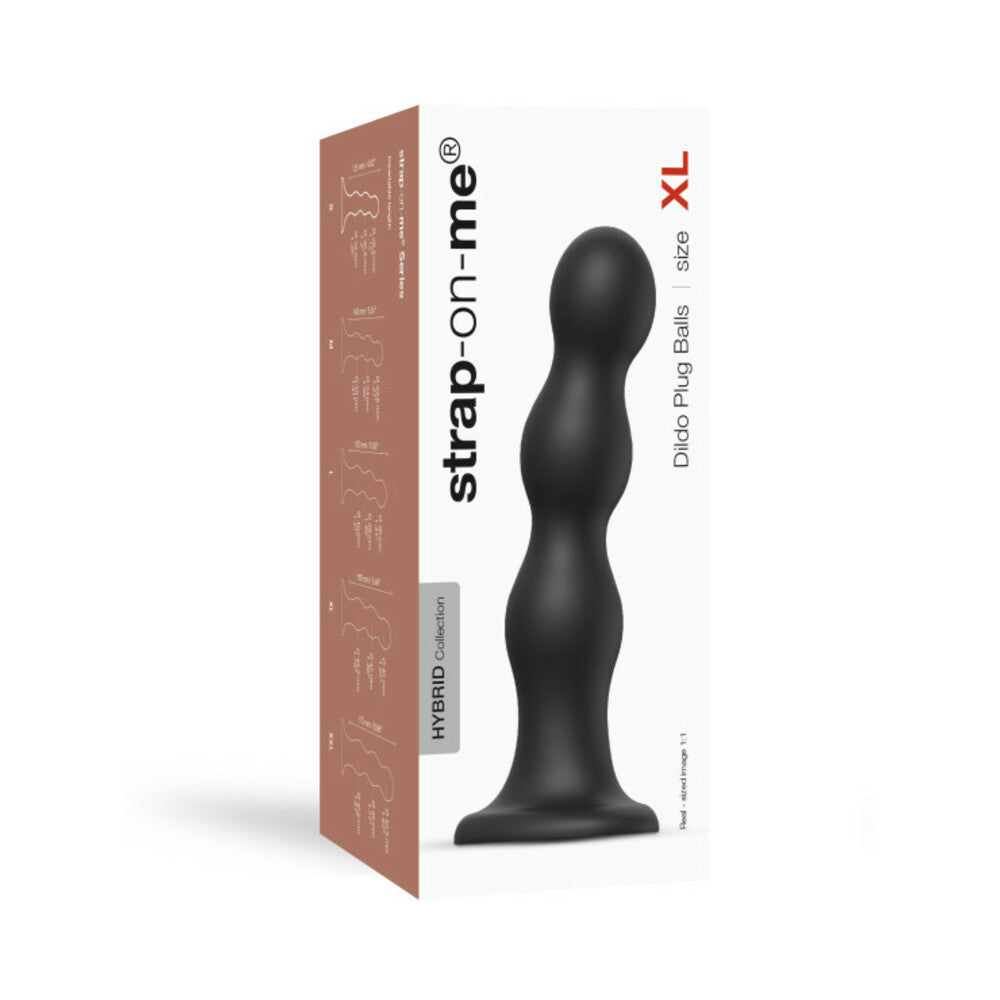 Dildo by Lovely Planet in Black shown for use by Her or Him