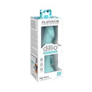 6 inch Dildo Pipedream Teal Turquoise Aqua Dillio Platinum Collection Big Hero Silicone