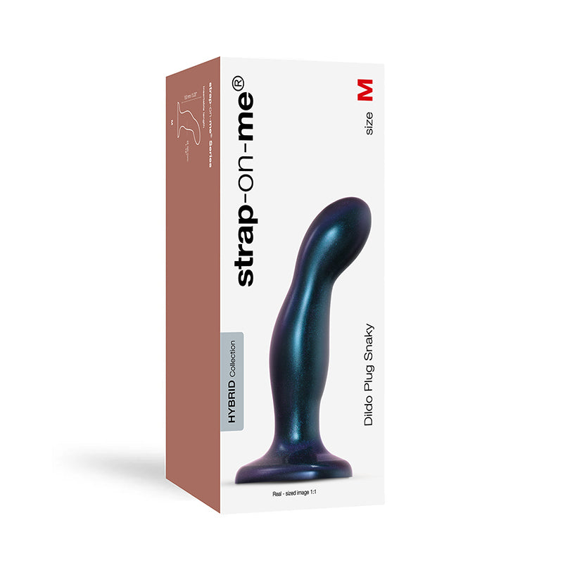 Dildo by Lovely Planet in Blue shown for use by Her or Him