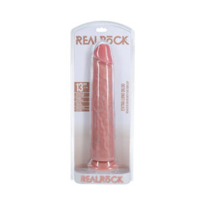 13 inch Dildo Shots Vanilla Ivory Beige RealRock Extra Long Beige