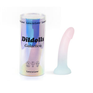 Dildo Lovely Planet Multi-Color Love to Love Dildolls Galactica Unicorn Colors and Glitter