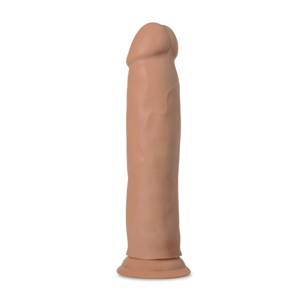 9 inch Dildo from Blush in Tan Light Brown Mocha designed for anal sex with Her or Him