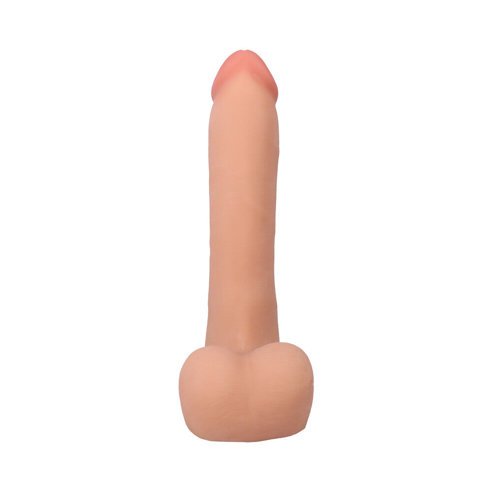 9 inch Dildo from Doc Johnson in Vanilla Ivory Beige designed for anal sex with Her or Him