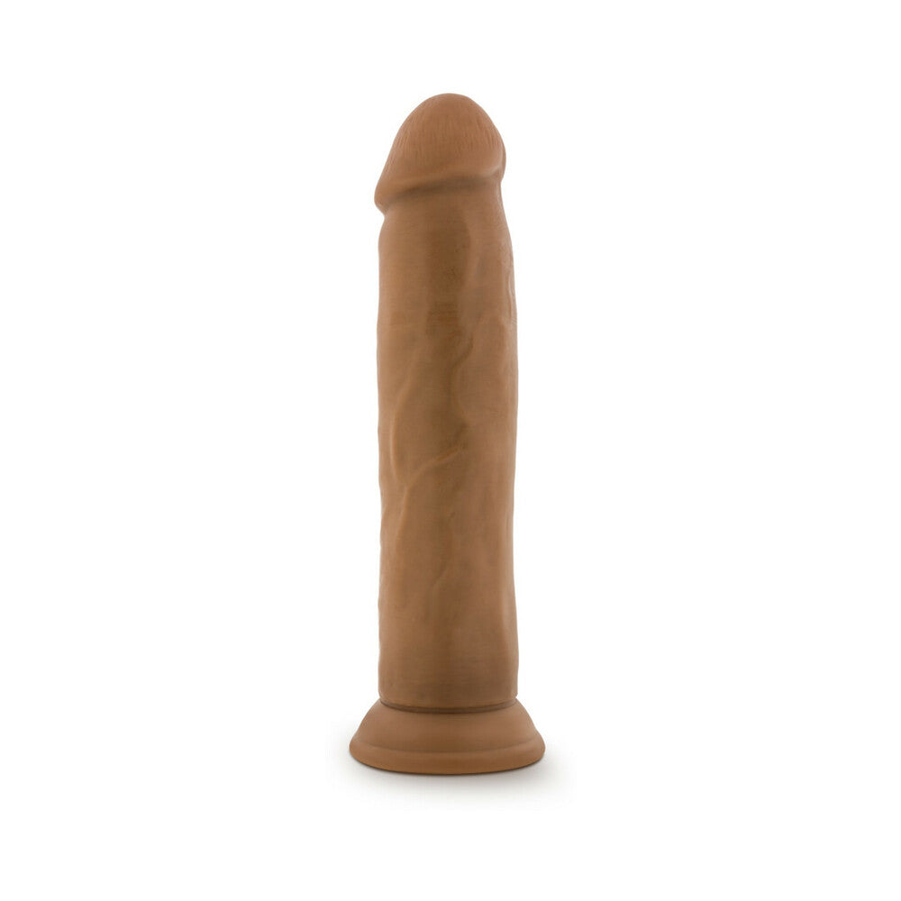 9.5 inch Dildo from Blush in Tan Light Brown Mocha designed for anal sex with Her or Him