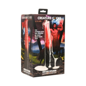 Dildo XR Brands Multi-Color Creature Cocks Centaur Explosion Squirting Silicone
