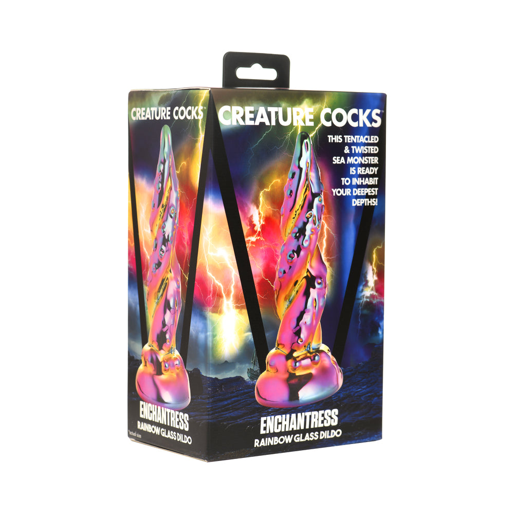 Dildo by XR Brands in Multi-Color shown for use by Her or Him
