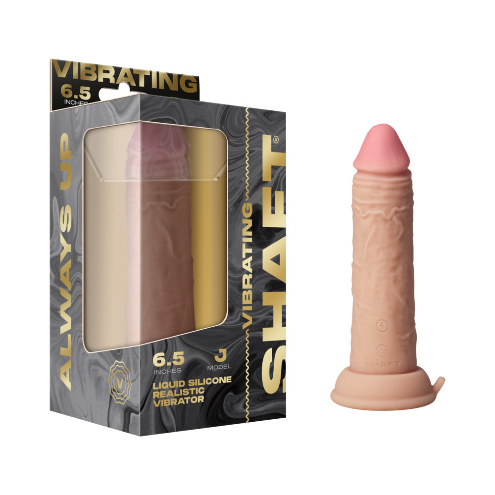 6.5 inch Dildo by Shaft in Vanilla Ivory Beige shown for use by Her or Him