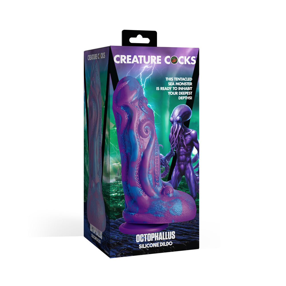 Dildo by XR Brands in Purple shown for use by Her or Him
