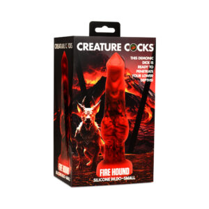 Dildo XR Brands Red Creature Cocks Fire Hound Silicone S