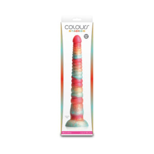 12 inch Dildo NS Novelties Multi-Color Colours Stacked