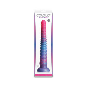 12 inch Dildo NS Novelties Multi-Color Colours Stacked