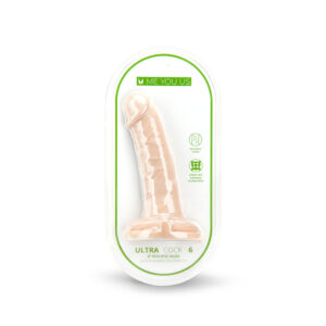 6 inch Dildo Me You Us Vanilla Ivory Beige Ultra Cock Realistic Vanilla
