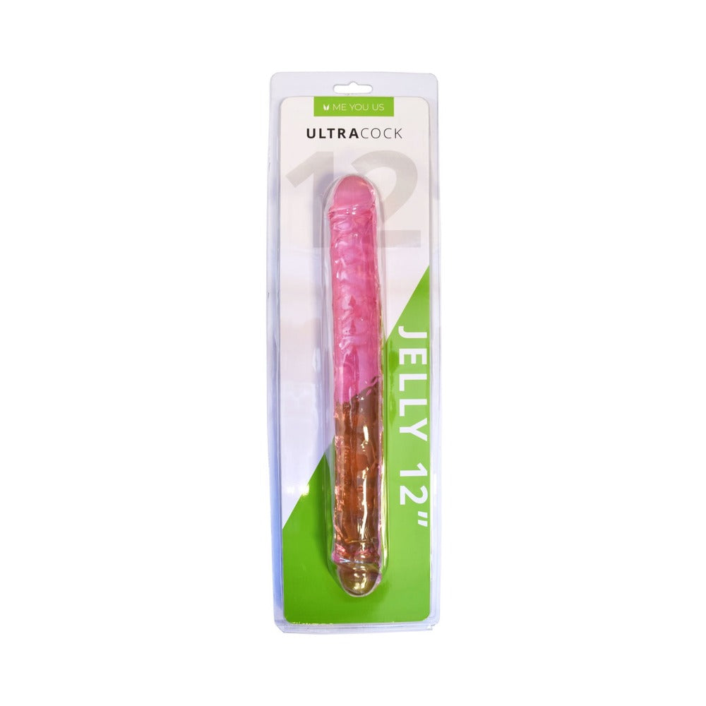 12 inch Dildo by Me You Us in Light Pink shown for use by Her or Him
