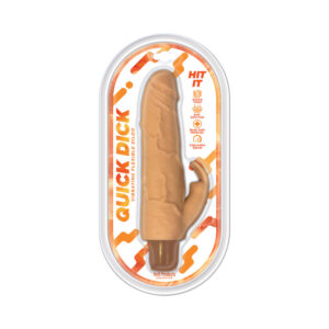 Dildo Hott Products Tan Light Brown Mocha Quick Dick Hit It Vibrating Flexible