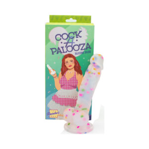 Dildo Like A Kitten Multi-Color Cock A Palooza Confetti Silicone