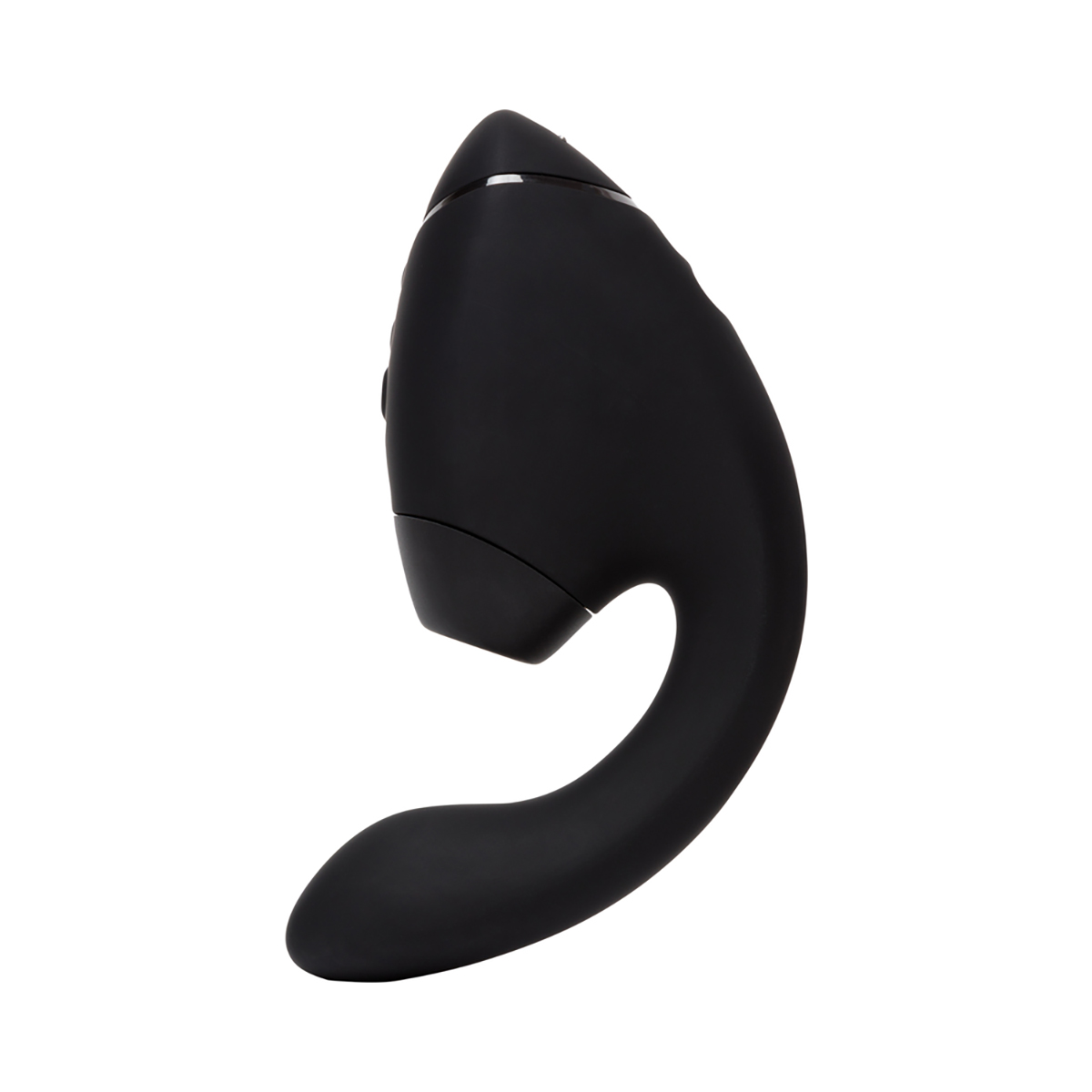 Waterproof design shown in the Black Womanizer vibrator