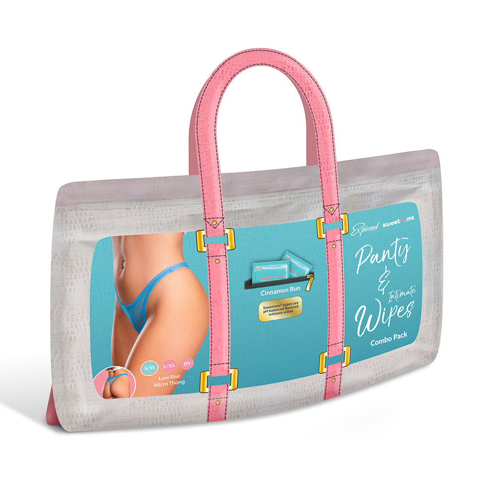 Sexy Blue panties by Magic Silk in her favorite color and panty style.